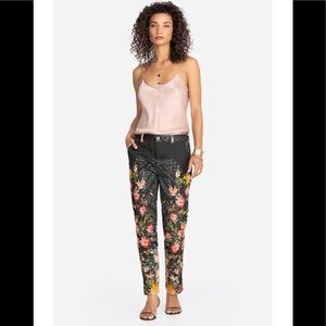 NWT Johnny Was Pete & Greta Mono Floral Pants - 0